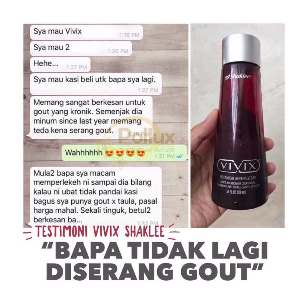 Vivix Sangat Berkesan Untuk Gout Kronik