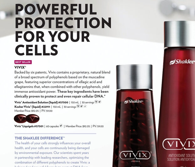 Manfaat Vivix Shaklee