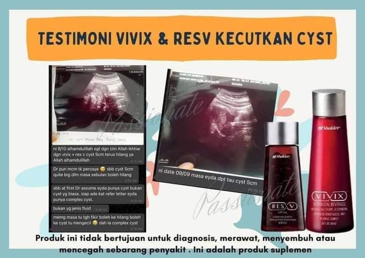 ResV Shaklee Kecutkan Cyst? Ini Penjelasan Berdasarkan Kajian dan Nutrisi