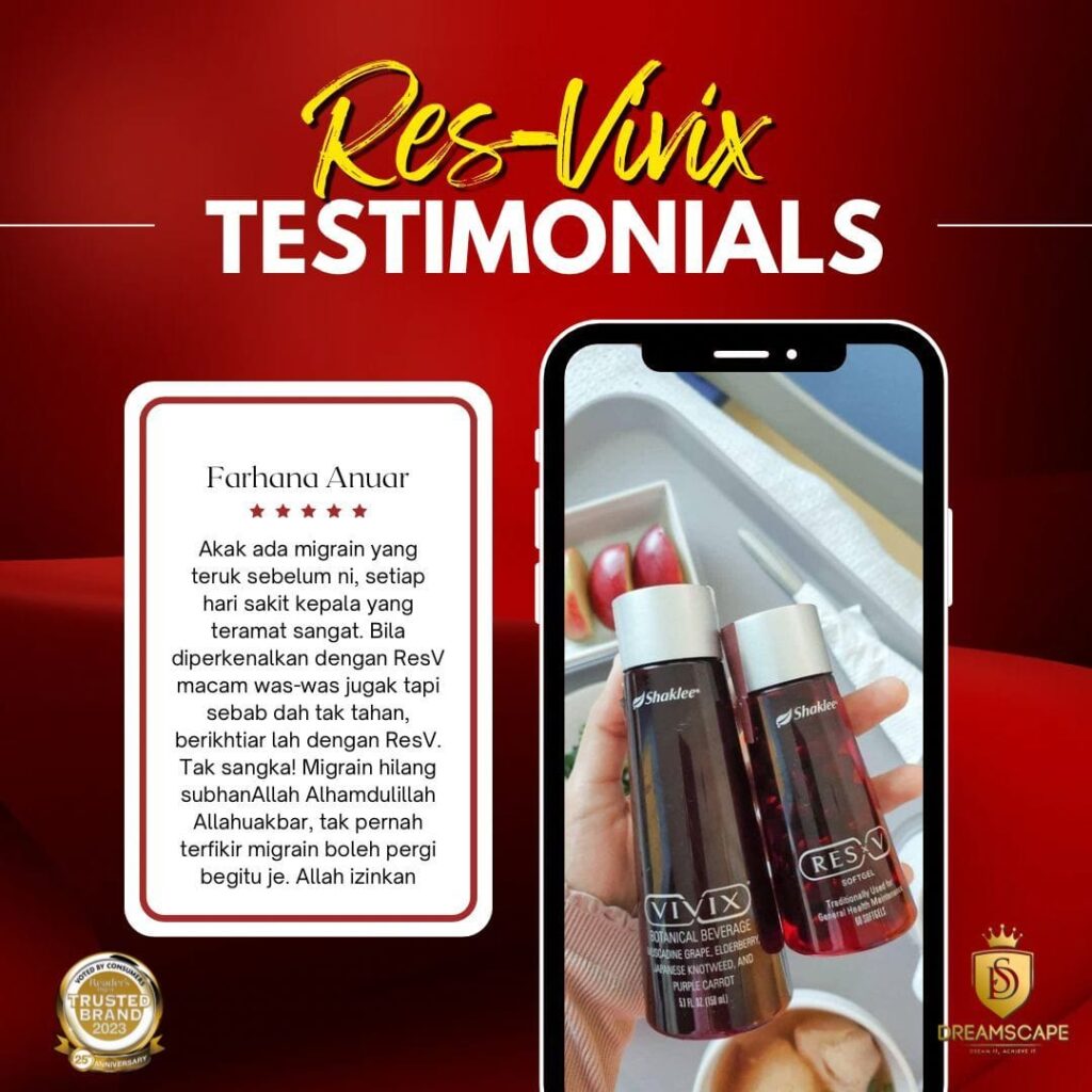res-vivix sakit kepala testimoni