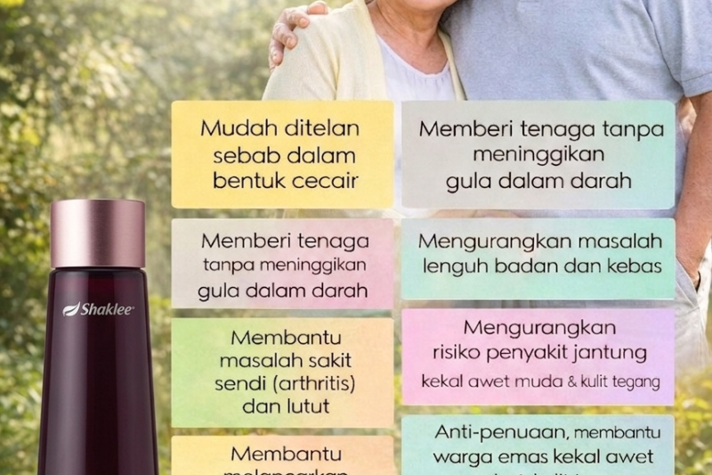 11 Manfaat Vivix Shaklee untuk Warga Emas: Panduan Saintifik Lengkap