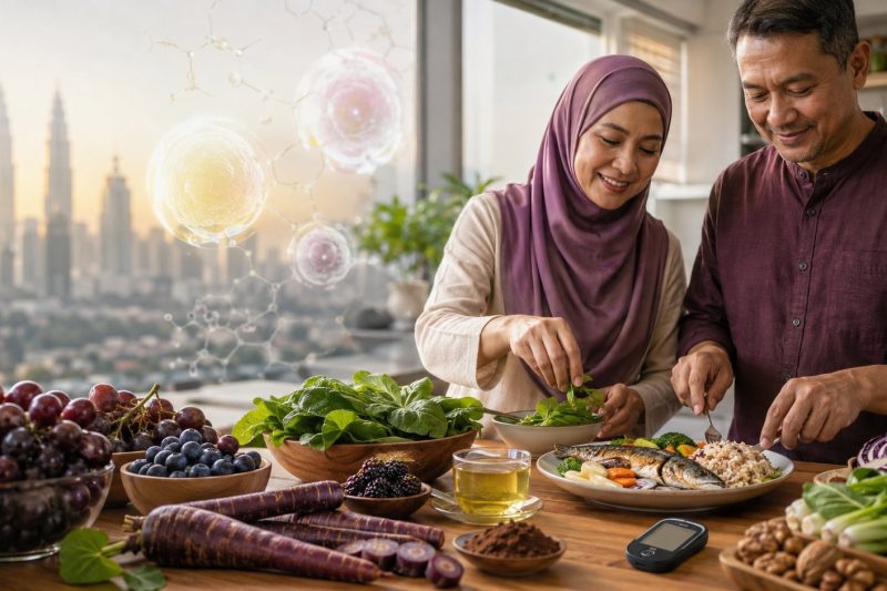 Polifenol Cegah Prediabetes? Kajian Terkini Tentang Gula Sempadan, Serat vs Daging, Vivix dan ResV Shaklee